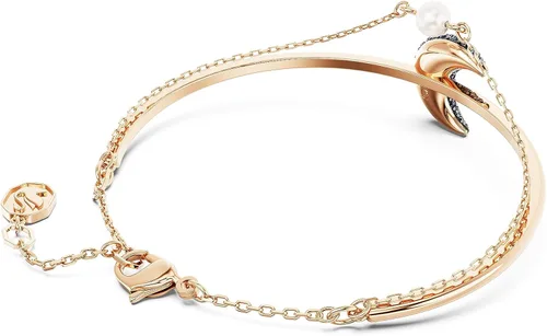 Vista 4 de SWAROVSKI Brazalete Luna, Luna, Multicolor, Acabado en tono oro rosa, Latón, Sin gemas.