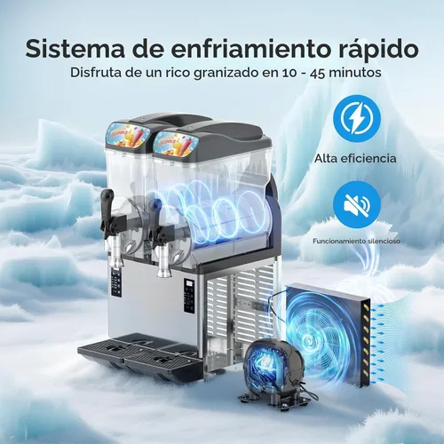 Vista 3 de Mojgar Fabricante congelado comercial de la bebida, máquina granizada