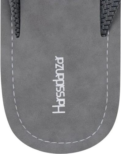 Vista 5 de Harssidanzar Chanclas con punta para los dedos, zapatillas de hombre, informales, zapatillas de surf, zapatillas de playa, baño, verano