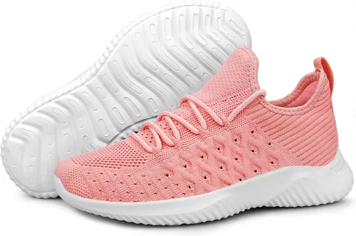 Vista 4 de Feethit Zapatos para Caminar sin Cordones para Mujer Zapatos para Correr Antideslizantes Zapatos Transpirables para Entrenamiento Zapatillas Ligeras