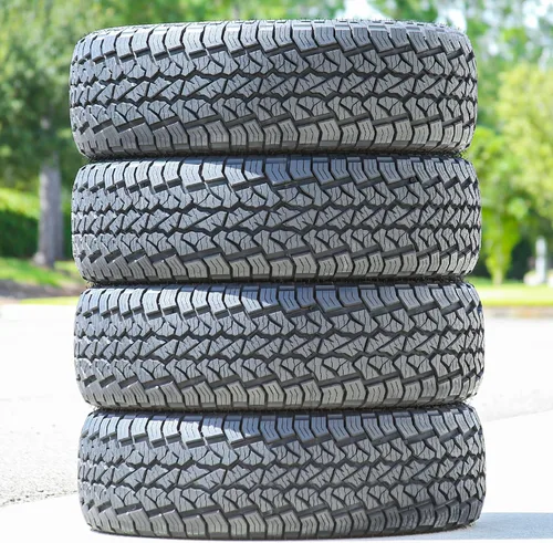 Vista 3 de Juego de 4 (cuatro) Aplus Shredder AT - Neumáticos radiales todo terreno para camiones/SUV, todo terreno, todo camino, todo terreno, 235/70R16