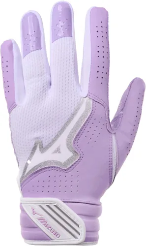 Vista 16 de Mizuno Finch Softball - Guantes de bateo acolchados Par Adulto y joven Palma antideslizante Palma acolchada Parte trasera de malla
