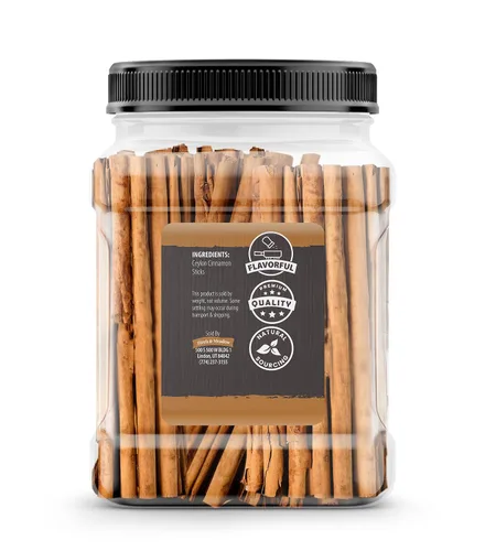 Vista 2 de Birch & Meadow, ramas de canela de Ceilán, 410 g, canela verdadera, palos enteros