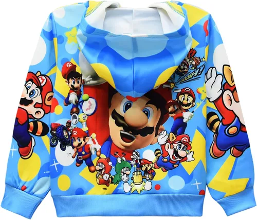 Vista 3 de Oman nylon Sudadera con capucha para niñas y niños de 4 a 9 años