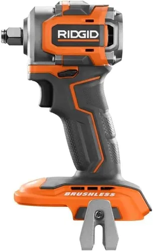 Vista 2 de RIDGID Kit de llave de impacto inalámbrica SUBCOMPACT de 1/2 pulgada sin escobillas, 18 V con batería de 2.0 AH, 18
