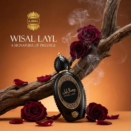 Vista 9 de Ajmal Wisal Layl Eau de Parfum para Hombre, 1.7 oz – Aroma oriental picante