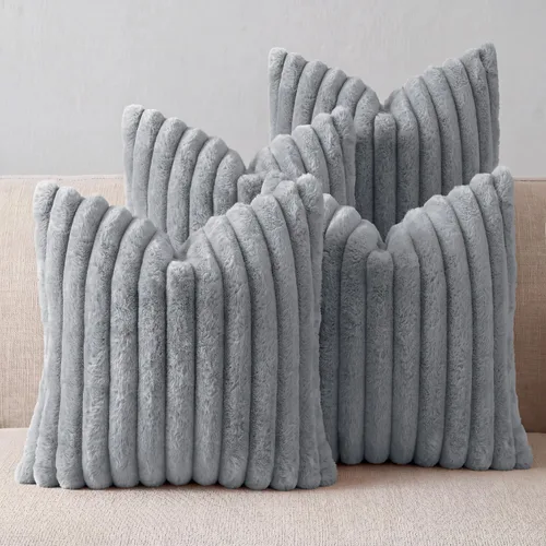 Vista 6 de Juego de 4 fundas de almohada negras de 16 x 16 pulgadas, bonitas fundas de almohada bohemias para sofá/cama, fundas de almohada decorativas