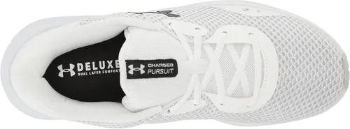 Vista 5 de Under Armour Charged Pursuit 3 - Tenis de correr para mujer, Negro