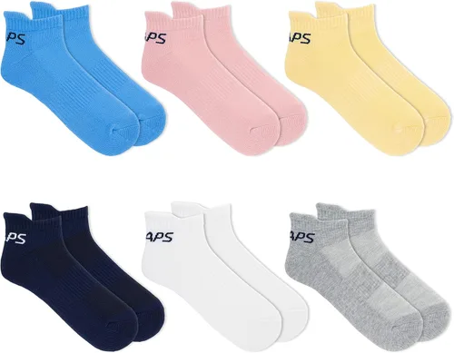 Vista 2 de Chaps Sport Cushioned Repreve Athletic Socks-6 Pair Pack-Breathable Front Mesh and Arch Support, Men's Shoe Size 6-12