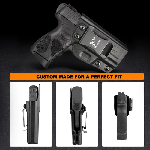 Vista 6 de IWB Holster - Compatible with Taurus G3C/ G2C/ G2S / TX22 Compact / PT111 G2/ PT140, Inside Waistband Concealed Carry Holster, Adj. Cant &