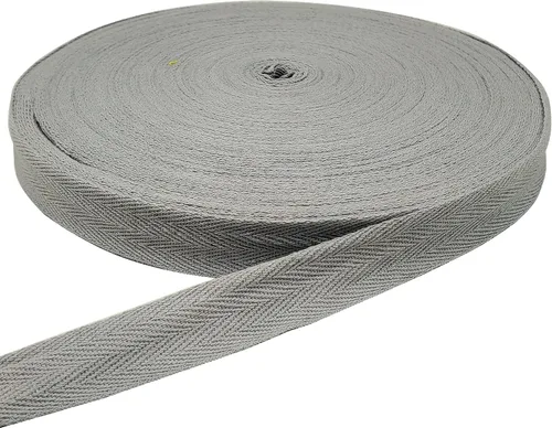 Vista 11 de Cinta de espiga de 50 yardas, cinta de algodón para coser (beige, 1 pulgada) Materiales respetuosos con el medio ambiente, suaves