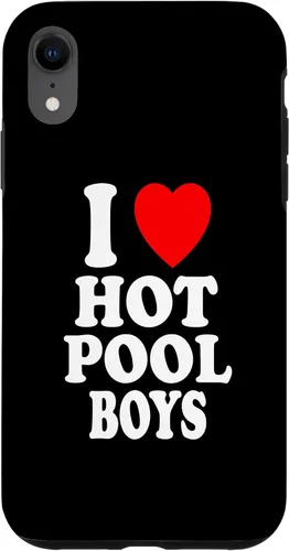 Vista 9 de iPhone 12 mini I Heart (Love) Hot Pool Boys Summer Cleaning MILF Cougar Case