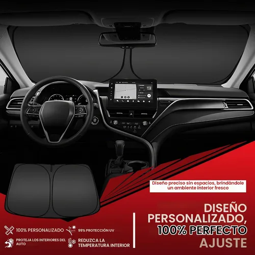 Vista 2 de [Usado] Parasol para parabrisas Che-vrolet/Chevy Silverado 1999-2006 plegable para ventana delantera de automóvil, bloquea los rayos UV y el calor