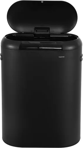 Vista 7 de happimess HPM1016B Robo Kitchen - Bote de basura delgado ovalado con sensor de movimiento sin contacto de 13.2 galones con modo táctil, resistente a