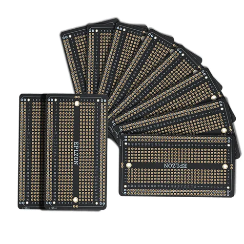Vista 7 de 10 piezas de placa de circuito impreso soldable chapada en oro para proyectos electrónicos de bricolaje aplicable a proyectos de soldadura Azul