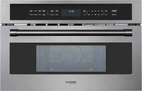 Vista 25 de KoolMore Reserve 24 pulgadas 1.6 pies cúbicos Horno microondas de convección integrado con 10 niveles de potencia, cocinado por sensor, hornear