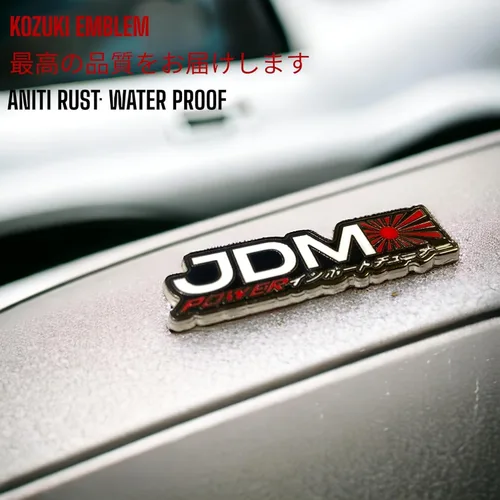 Vista 6 de Pegatina de metal JDM de anime para coche y portátil