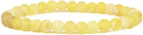 Vista 15 de Justinstones Gem - Pulsera elástica de cuentas redondas de 6 mm de piedras semipreciosas, unisex, 16.5 cm Ojo de tigre azul dorado AA