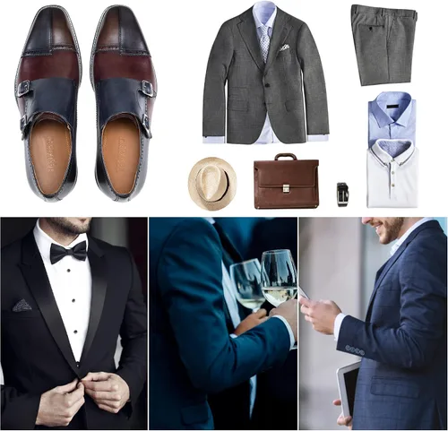 Vista 6 de Zapatos de vestir para hombre formales Oxford esmoquin zapatos de vestir de cuero genuino modernos formales negocios Derby