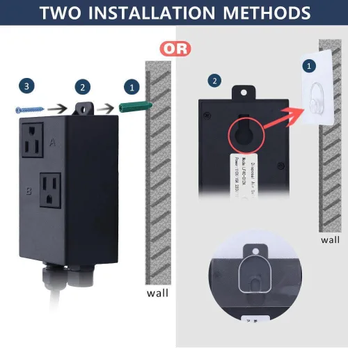 Vista 4 de Kit de interruptor de aire para eliminación de basura, doble salida, desagüe de fregadero, acero inoxidable negro, botón de encendido/apagado, pieza