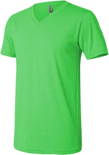 Vista 3 de Bella+Canvas Camiseta de punto suave con cuello en V para hombre
