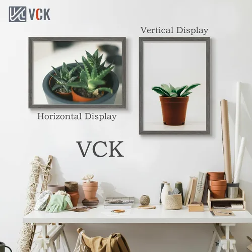 Vista 57 de VCK Marcos para póster de madera maciza de 22.375 x 34 pulgadas, marco de fotos A1 negro con montaje en pared, paquete de 3