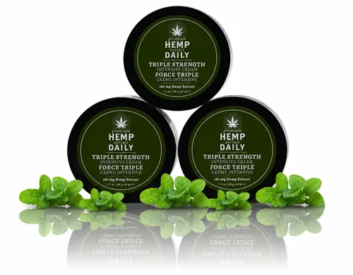 Vista 11 de Premium Hemp Extract Daily Crema intensiva – Músculo, rodilla, articulación, espalda, cuello y hombro tópico – Orgánica 1.7 onzas