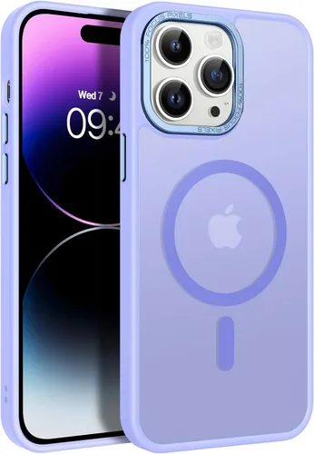Vista 26 de BENTOBEN Funda magnética para iPhone 14 Pro [compatible con Magsafe] translúcida mate 14 Pro, delgada, a prueba de golpes, para mujeres, hombres