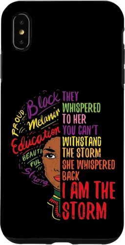 Vista 11 de I Am The Storm BLM Melanin Women African Black History Pride Case for iPhone 17