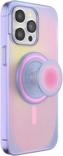 Vista 22 de PopSockets Funda para iPhone 15 con agarre para teléfono y deslizador compatible con MagSafe, Funda para iPhone 15, Compatible con carga inalámbrica
