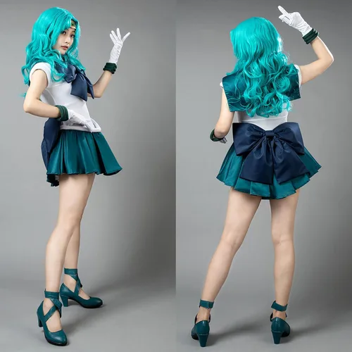 Vista 3 de Cosfun mp000515 - Disfraz para mujer de Neptune KaiOu Michiru