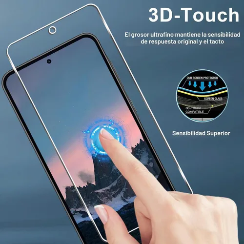 Vista 6 de Paquete de 3+3 protectores de pantalla para Samsung Galaxy A36 5G +