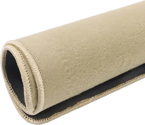 Vista 6 de IKON MOTORSPORTS, Alfombrillas de Piso Compatibles con BMW Serie 3 E46, 1998-2006 Ajuste de Fábrica Beige de Nylon Delanteras y Traseras