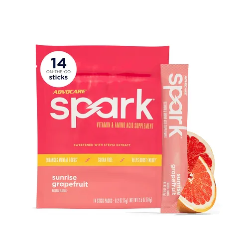 Vista 18 de AdvoCare Spark - Mezcla de bebida energética - Suplemento de vitaminas y aminoácidos - Apoya la energía y la concentración* - Apoyo inmunológico