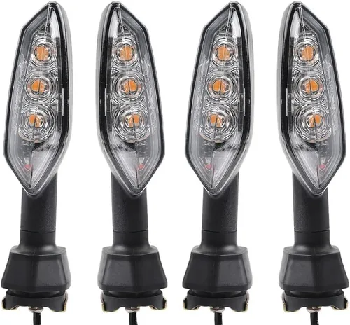 Vista 7 de Luz de señal de giro F para Kawasaki Z1000 Z900 Z800 Z750 Z650 Z300 Z400 Z125 para Ninja ZX6R accesorios de motocicleta indicador Y