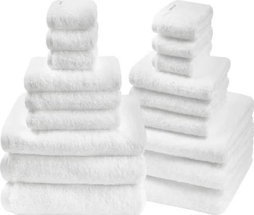 Vista 31 de SEMAXE Juego de toallas de baño familiar de 12 piezas - 100% algodón, 4 toallas de baño, 4 toallas de mano, 4 paños, ultrasuave y súper absorbente