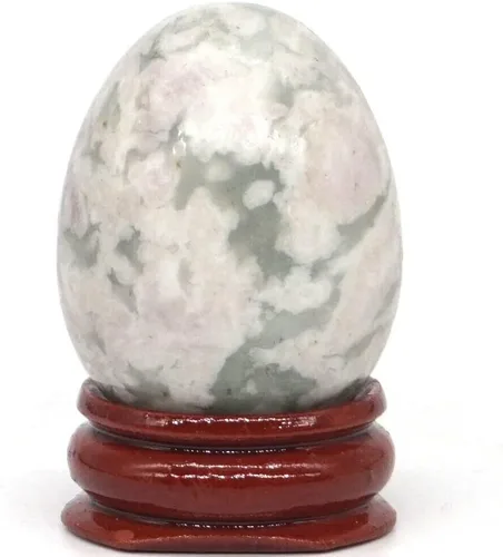 Vista 8 de Meditación Home Piedras de Cristal de 1.181x1.575 in, huevo Natural, Reiki Gema Mineral, artesanía, decoración del hogar, Regalo