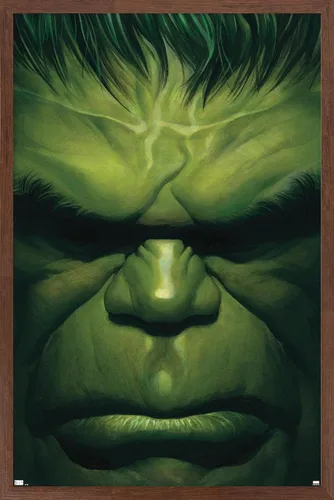 Vista 7 de Marvel Comics Hulk - Póster de pared de The Immortal Hulk #18, 22.4 pulgadas de largo x 14.7 pulgadas de ancho, versión enmarcada de madera