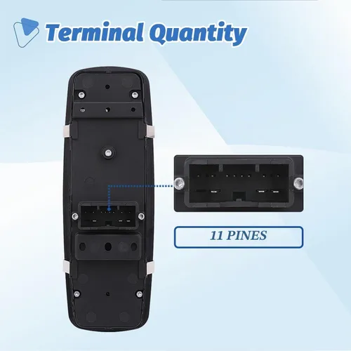 Vista 4 de Interruptor maestro de ventana eléctrica para Ram 1500 2500 3500