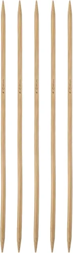 Vista 21 de Harfington - 5 piezas de agujas de tejer de bambú de doble punta, tamaño US 1 (2.25 mm), carbonizadas, 7.9 pulgadas (20 cm) rectas para tejer a