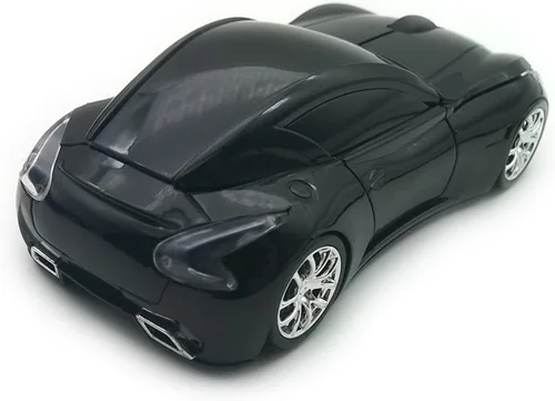 Vista 5 de Ratón inalámbrico para coche 2.4 GHz 3D DPI 1600 Cool Sport USB Gaming Mouse ratones para PC Ordenador Portátil Portátil Negro