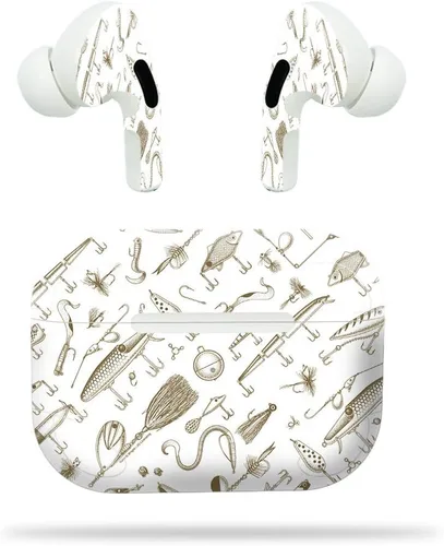 Vista 11 de MightySkins - Funda protectora de vinilo compatible con Apple Airpods Pro, diseño azul bebé, protectora, duradera y única, fácil de aplicar, quitar