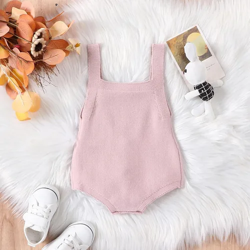 Vista 7 de My First Easter - Traje de bebé niña y niño con bordado de conejito en general para recién nacido, ropa de conejo sin mangas