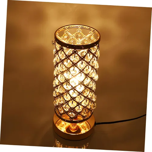 Vista 10 de DOITOOL Lámpara de escritorio de cristal única pequeña lámpara de mesa táctil para iluminación decorativa casera
