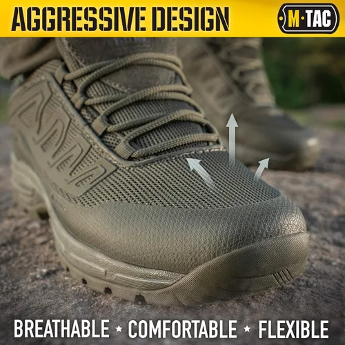 Vista 4 de M-Tac Zapatillas militares tácticas de combate Zapatillas de senderismo al aire libre Zapatillas de senderismo para hombre