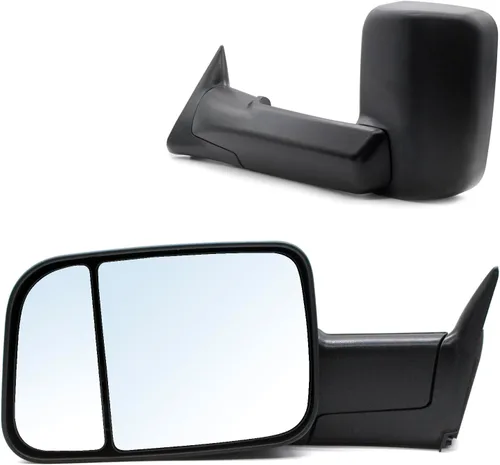 Vista 11 de ReYee Cristal de espejo para 2001 2002 2003 2004 2005 2006 2007 2008 2009 2010 Volkswagen VW Beetle, lado izquierdo del conductor, plano