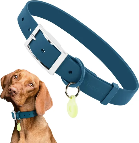 Vista 10 de Wisedog Collar de perro impermeable, XS 7"-10", negro