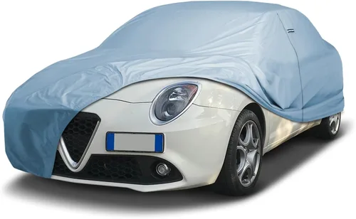 Vista 62 de iCarCover Funda de automóvil personalizada de alta calidad para Alfa Romeo 147 2002-2007, resistente, impermeable, para todo tipo de clima, lluvia