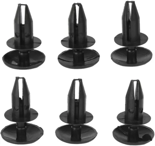 Vista 3 de Protector de moldura para portón trasero, remaches de alerón compatibles con Ram 1500 2500 3500 2009-2018 (paquete de 6)