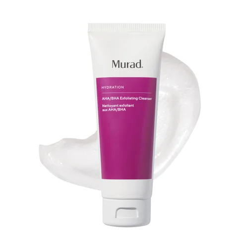 Vista 5 de Murad AHA/BHA Limpiador Exfoliante - Hidratación Exfoliante e Hidratante Lavado Facial de Ácido Salicílico, Láctico y Glicólico - Tratamiento